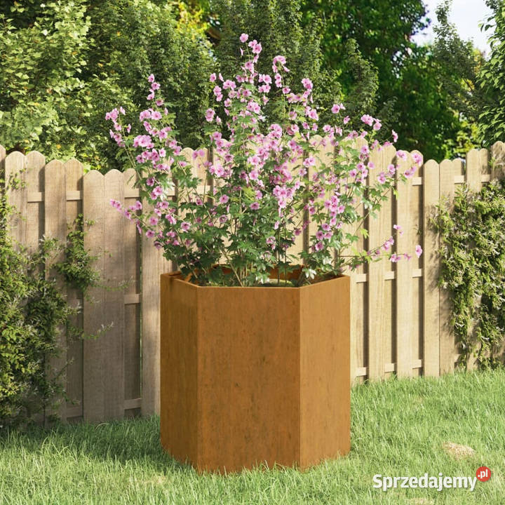 Donica rdzawa 40x40x45 stal kortenowska WM823674 Warszawa