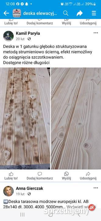 Deska postarzana małopolskie Zakopane sprzedam