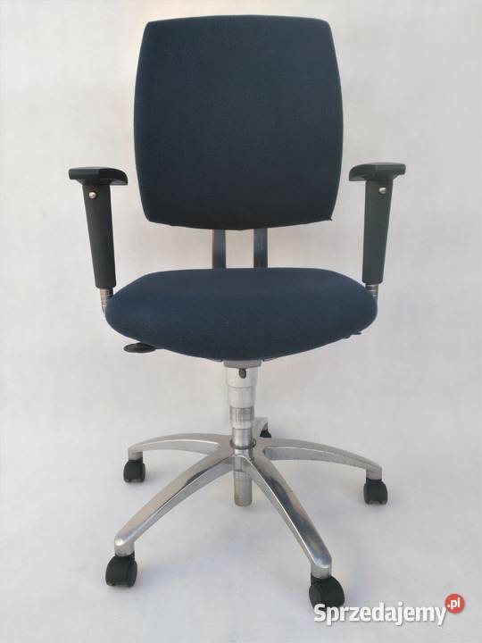 Krzesło biurowe obrotowe DRABERT granatowe Leszno sprzedam