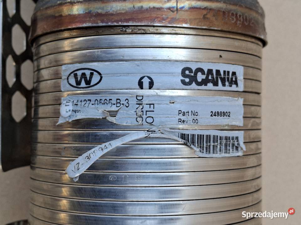 SCANIA ŁĄCZNIK RURY WYDECHOWEJ RURA NOWY ciężarowe