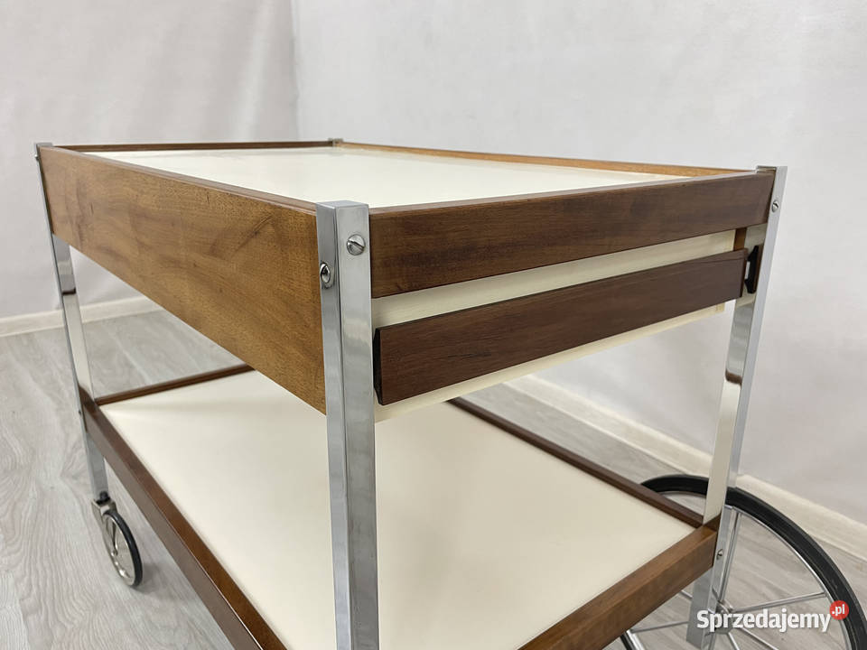 Stolik Barek Design Bauhaus Chrom Art Deco 1960 Łódź sprzedam