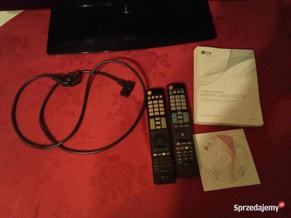 Lg telewizor 42LD550ZC dwa piloty i instrukcja z Warszawa