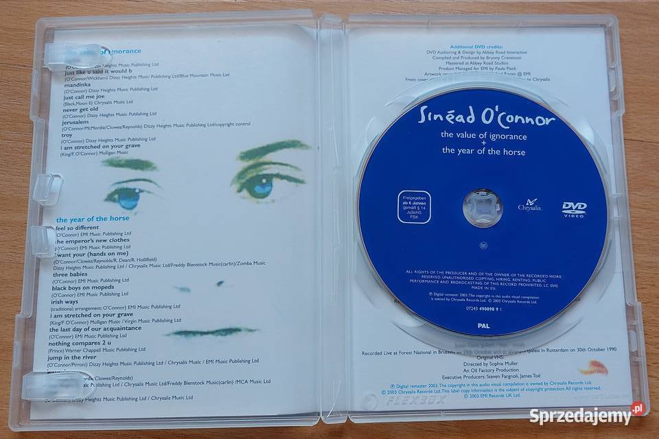 Sinead OConnor Live DVD dostawa Katowice