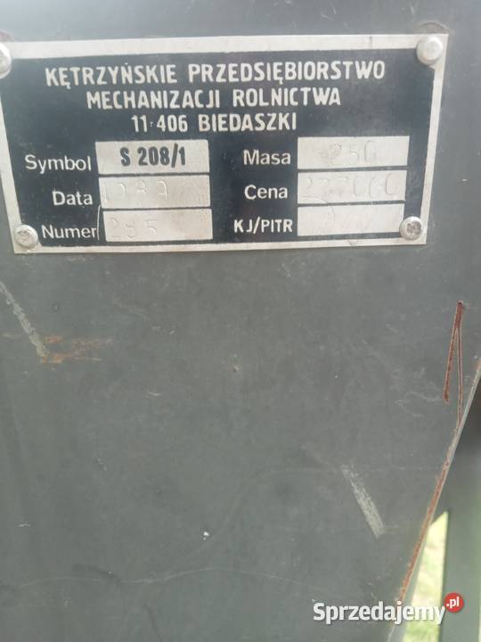 Sadzarka do ziemniaków nie pług 2 skibowy nieuszkodzony małopolskie Niepołomice