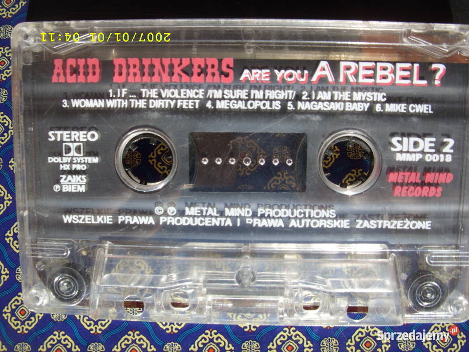 Rock kaseta acid drinkersAre you arebel rock