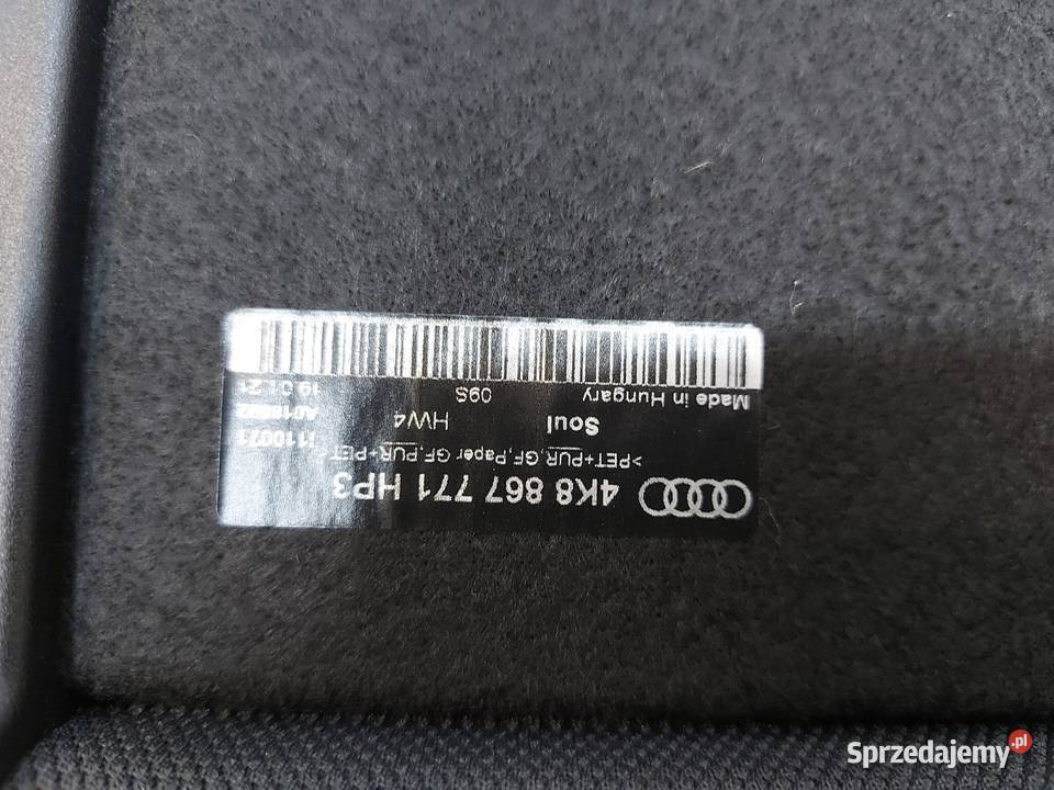 Audi A7 II 4K8 4M0 TFSI PÓŁKA BAGAŻNIKA