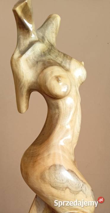 Rzeźba akt kobieta figura posąg drewno Rzeszów