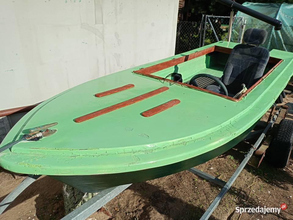 Łódka wędkarska dwupłaszczowazamiana Świętne