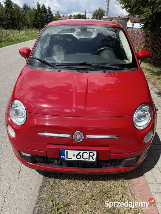 Fiat 500 AUTOMAT 14 b 2016r Zadbany poduszka powietrzna Chełm sprzedam
