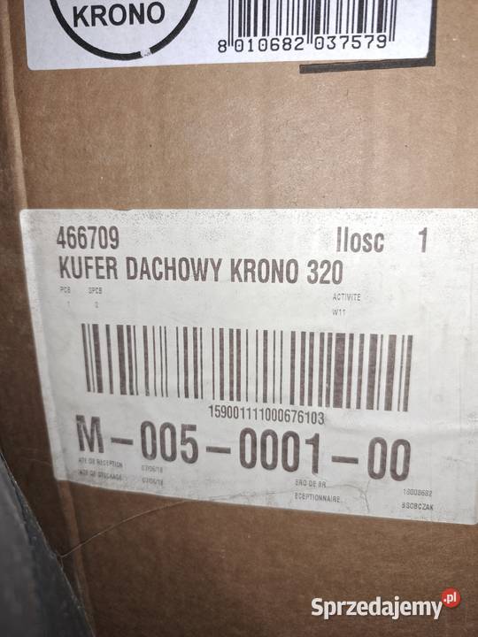 Box Kufer dachowy krono 320l Sosnowiec