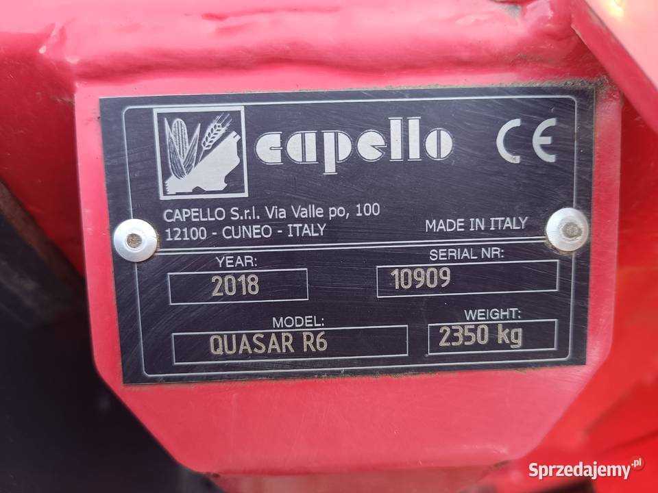 Sprzedam przystawkę do kukurydzy Capello Włoszakowice