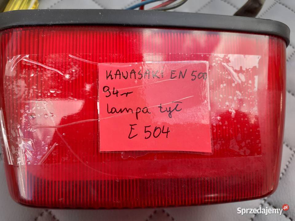 Kawasaki EN 500 lampa tył Warszawa