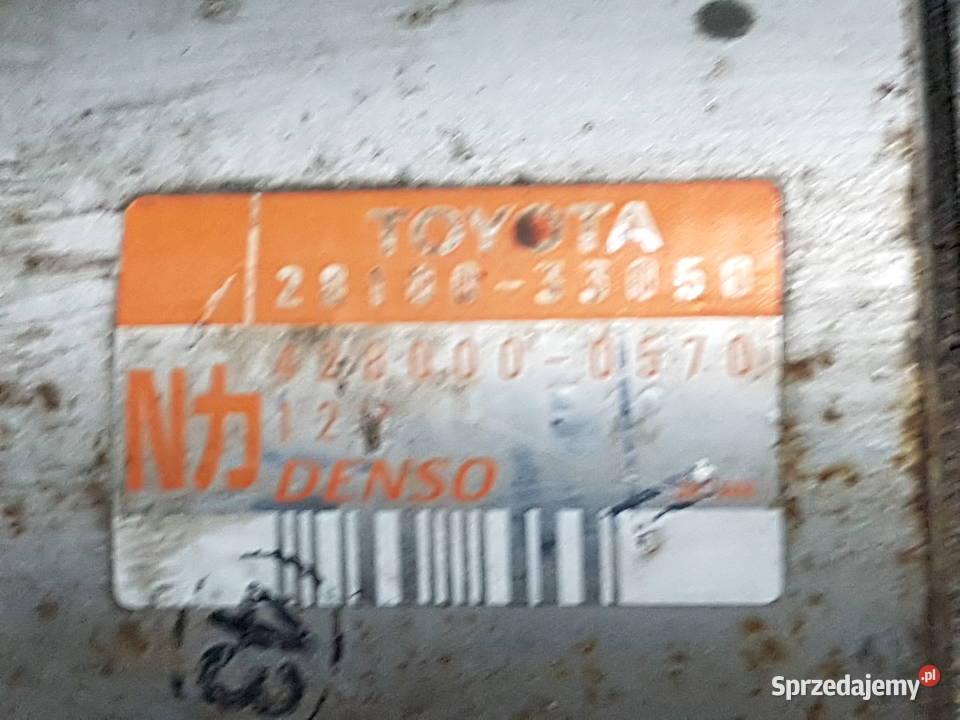TOYOTA YARIS 14D4D 14 DIESEL ROZRUSZNIK DENSO Turkowice