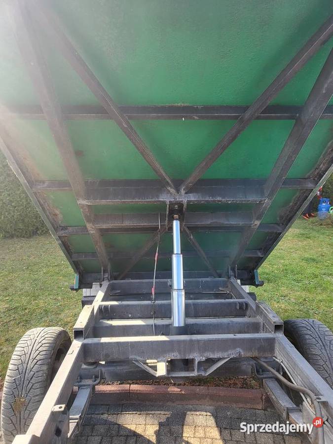 Przyczepa kiper aluminiowa minitraktor mocna Przyczepy rolnicze sprzedam