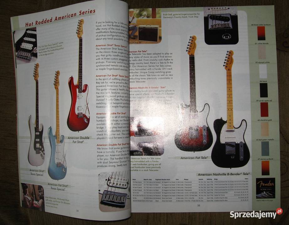 Fender Frontline 2001 De Armond Squier Benedetto Kępice