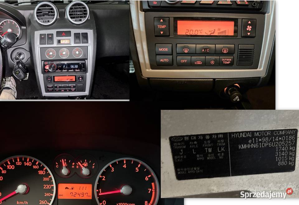 Hyundai Coupe 20 GLS20 143 72 przebieg Bogata radio Bochnia