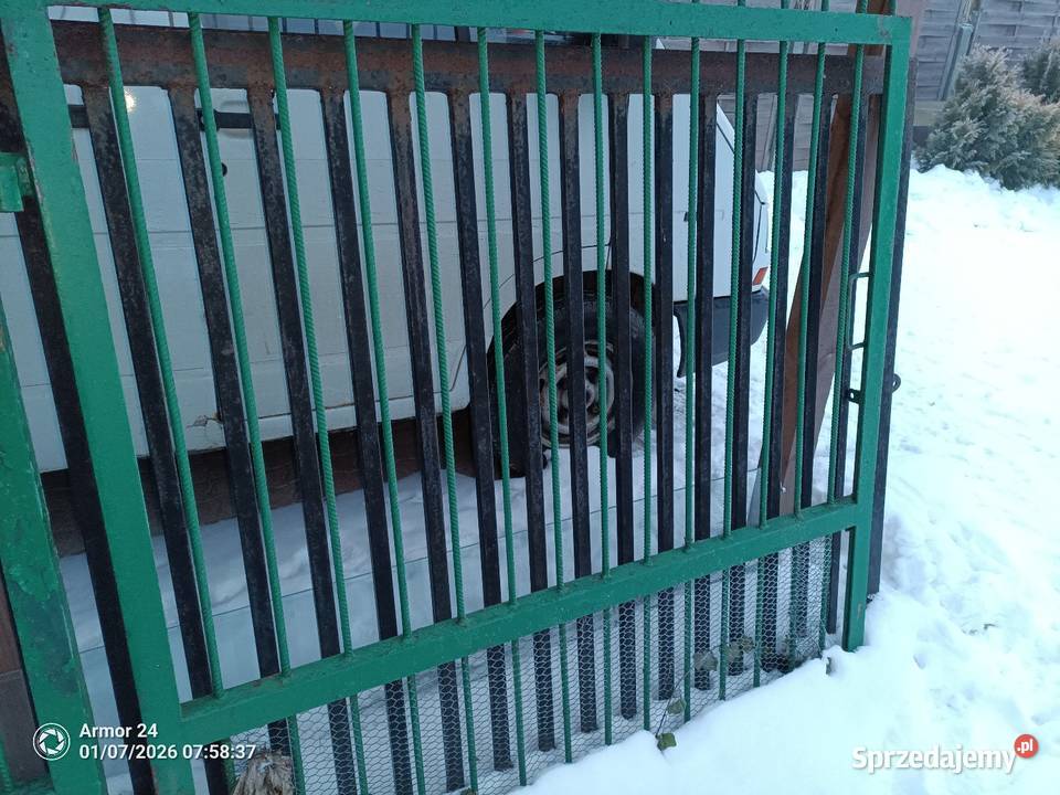 Brama ogrodzenie ładne plus furtka
