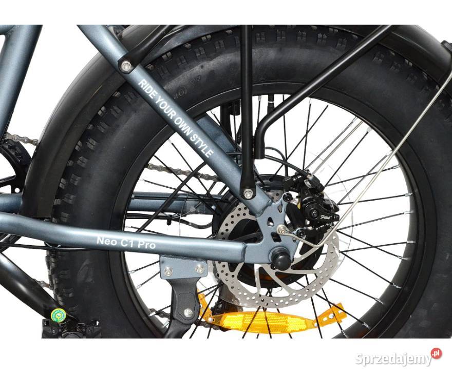 Rower elektryczny OVIVO NEO C1 PRO szary Bafang