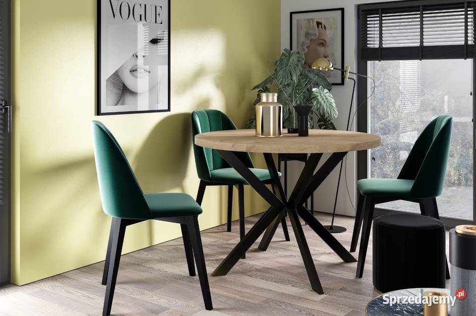 Okrągły stół rozkładany Edder różne kolory i Tarchały Małe