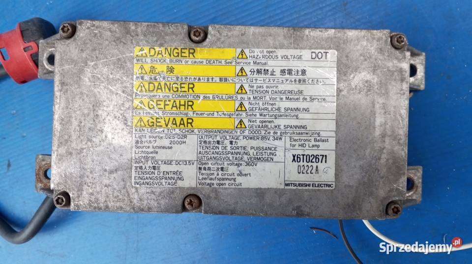 PRZETWORNICA XENON LAMPY PRZÓD HONDA S2000 Nowy Tomyśl