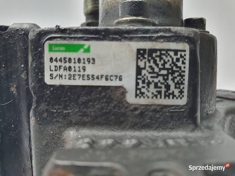 POMPA WTRYSKOWA Opel Insignia 20 CDTI 0445010193 osobowe Chełm