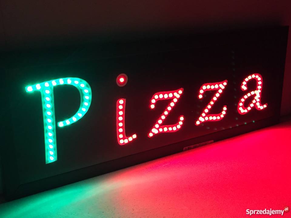 PIZZA LED reklama 70x25 NOWA Zewnętrzna 230V Pomiechówek