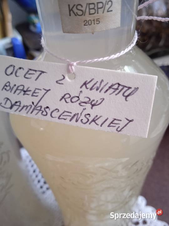 EKOLOGICZNY OCET Z KWIATU BIAŁEJ CZERWONEJ RÓŻY Delikatesy Piła sprzedam