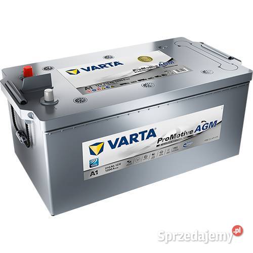 Akumulator 210Ah 1200A AGM Varta A1 osobowe Łódź