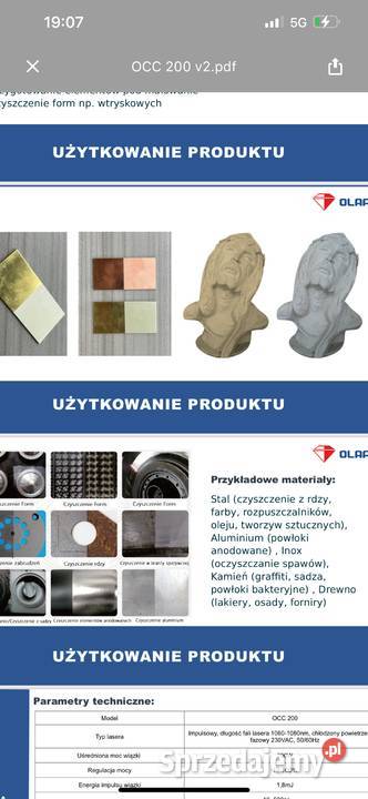 Maszyna czyszcząca Laserem Warszawa