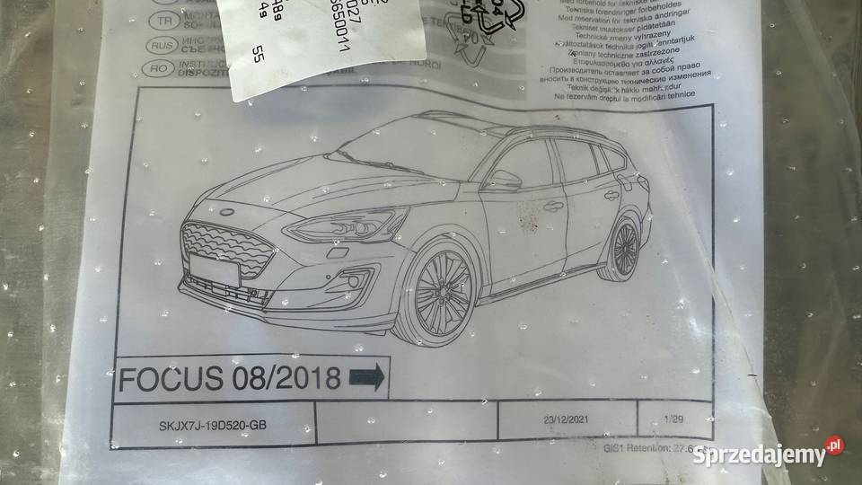 HAK HOLOWNICZY WYPINANY FORD FOCUS MK4 KOMBI 18 Gorzów Wielkopolski