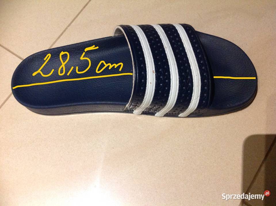 Adidas Klapki Granatowo Białe Męskie 10 44 44 23 Adidas lubuskie sprzedam