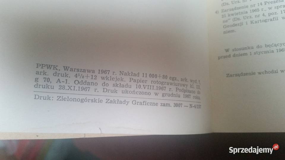 INSTRUKCJA C1 POMIARY SYTUACYJNE Warszawa 1967
