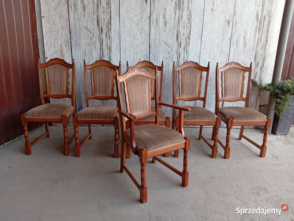 zestaw krzeseł 6 sztuk 531 Byczyna sprzedam
