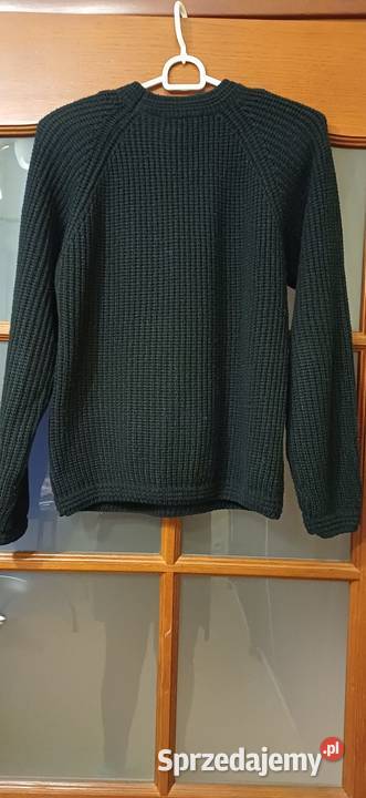 Sweterek wełniany czarny S damski Rozmiar 36(S)