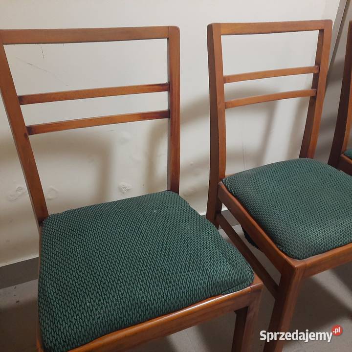 Krzesła drewniane PRL Poznań