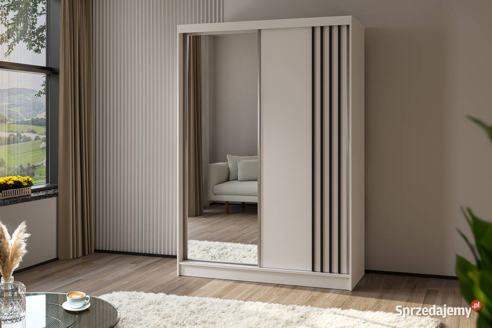 Szafa150 z lustrem i lamelami w różnych kolorach 216cm Rzeszów sprzedam