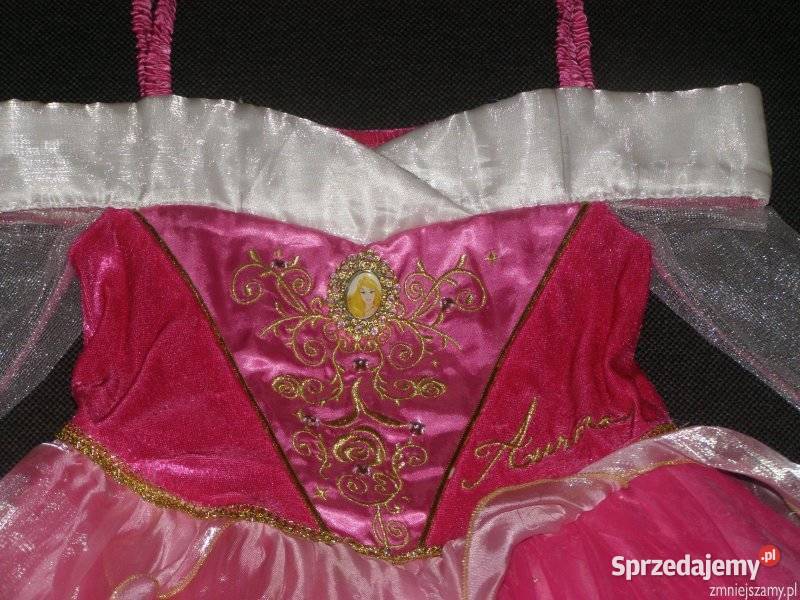 Strój kostium przebranie AURORA ŚPIĄCA KRÓLEWNA mazowieckie