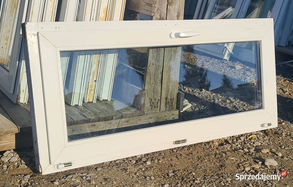 OKNO KacprzaK 140x63 Okna Używane Plastikowe PCV Lublin