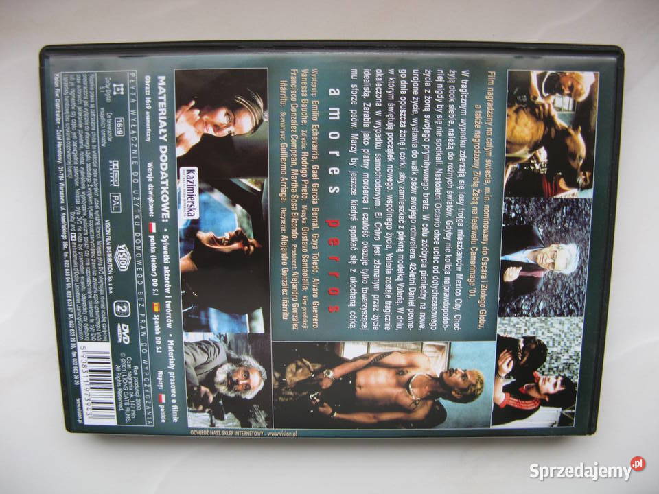 DVD Amores Perros polski lektor Poznań