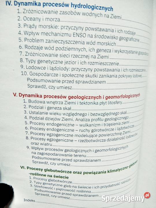 Geografia 1 operon rozszerzenie Warszawa
