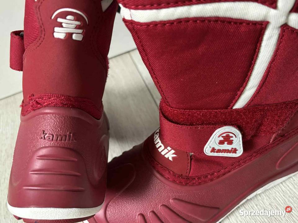 Buty kamik śniegowe czerwony Rabka-Zdrój