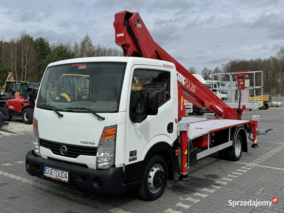 Nissan Cabstar Podnośnik Koszowy 25m CMC PLA 250 świętokrzyskie Widełki