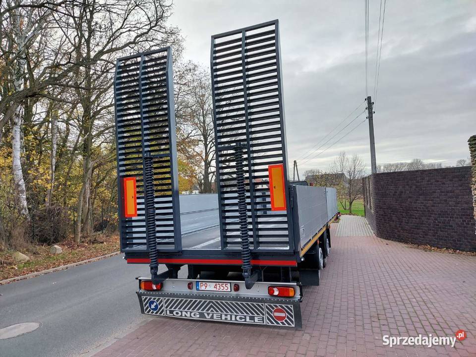 Orten przyczepa towarowa najazdy na sprężynach