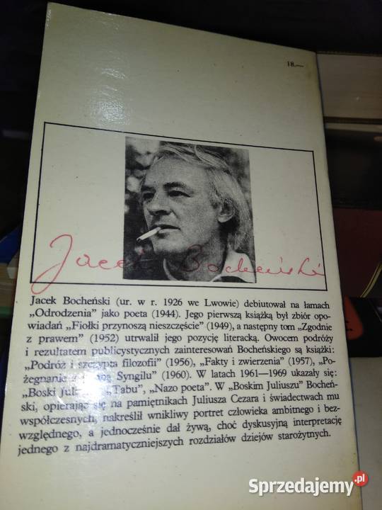 Boski Juliusz zapiski antykwariusza Bocheński Warszawa