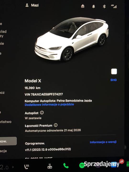 Tesla X 2022 2023 Nowa Generacja 4x4 100Kwh Wrocław sprzedam
