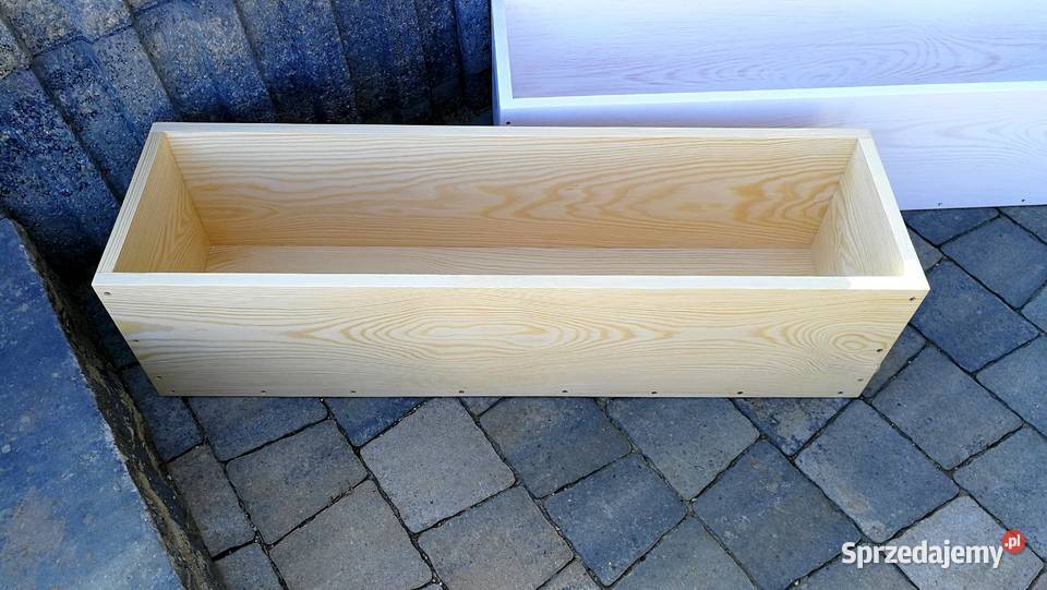 Doniczka drewniana osłonka drewniana sosna inne Radków