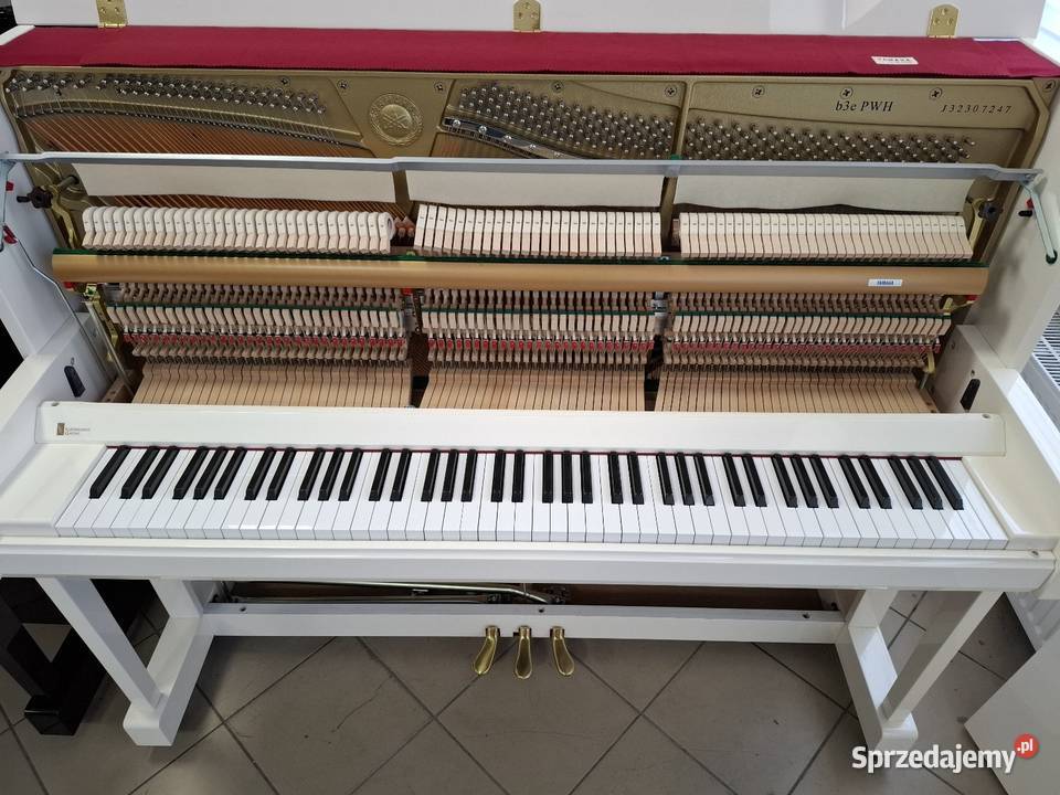 Pianino Yamaha B3 E PWH stan fabryczny Brzesko