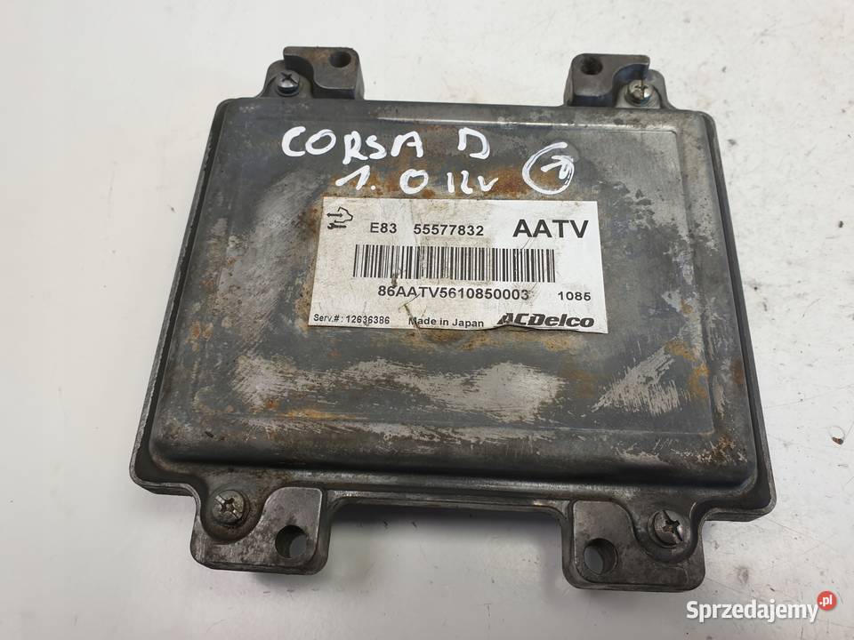 Opel Corsa D 10 12V STEROWNIK SILNIKA 55577832 Rudka