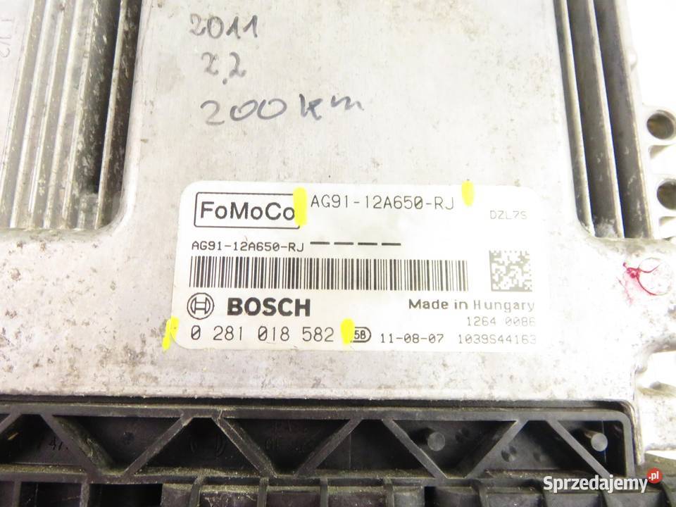 STEROWNIK FORD S I WA6 22 TDCi KNWA AG9112A650RJ osobowe Komputery