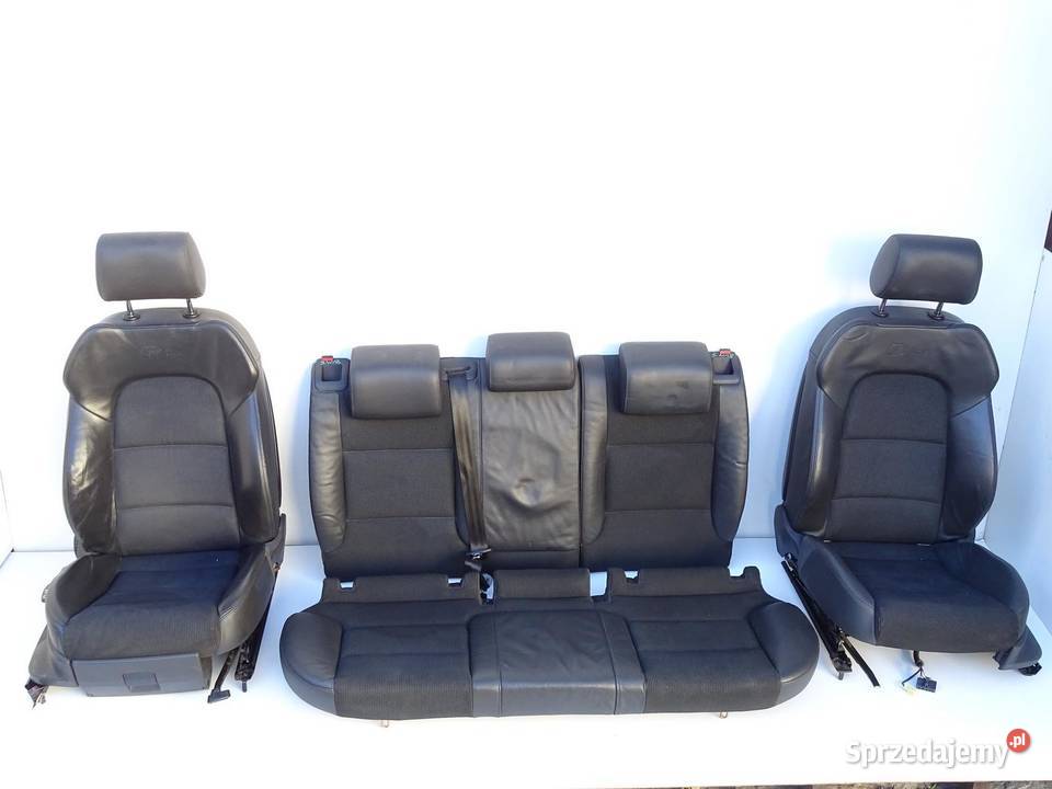 FOTELE FOTEL KANAPA PÓŁSKÓRA KOMPLET SLINE AUDI osobowe